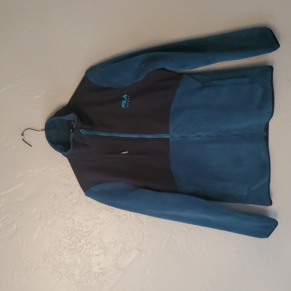 FILA Sport Faux Fur Zip-up Fleece